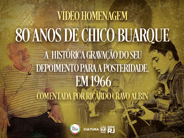 No aniversário de 80 anos de Chico Buarque, o MIS RJ revela porque o seu Depoimento para a Posteridade foi considerado polêmico em 1966!